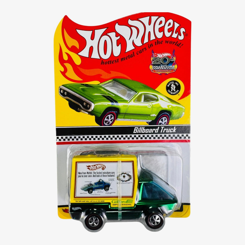 🔥🔥🔥Hot Wheels 20th Annual Collectors Convention Billboard Truck H29🔥🔥🔥