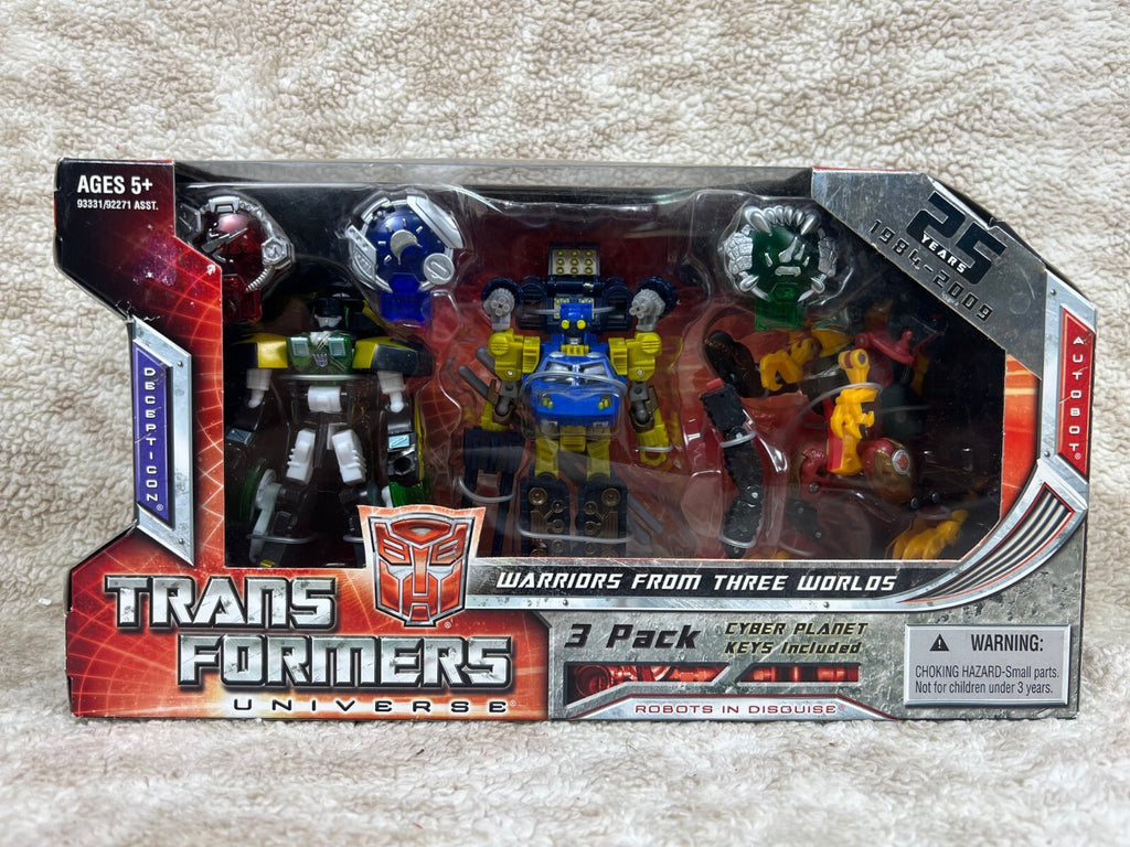 🔥🔥3 PACK Transformers Universe Warriors From Three Worlds 25th Anniversary🔥🔥
