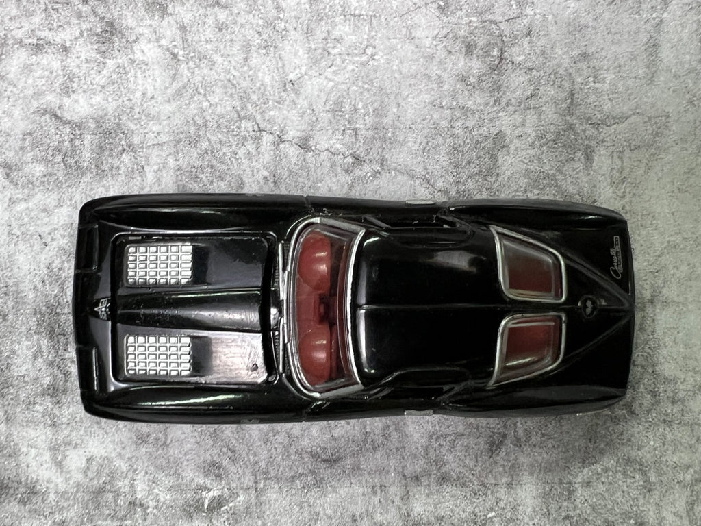 🔥1996 Racing Champions Black 1963 Chevy Corvette Split Window Coupe Issue #3 C2