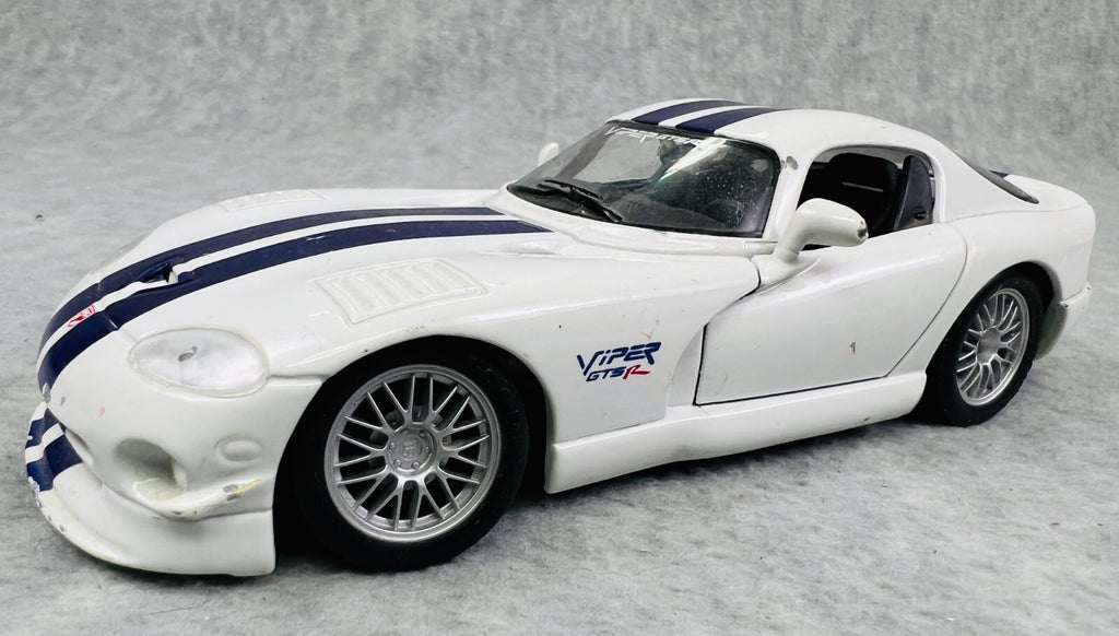 🇺🇸🇺🇸Maisto White 1997 Dodge Viper GTS-R Special Edition 1:24 Diecast🇺🇸🇺🇸