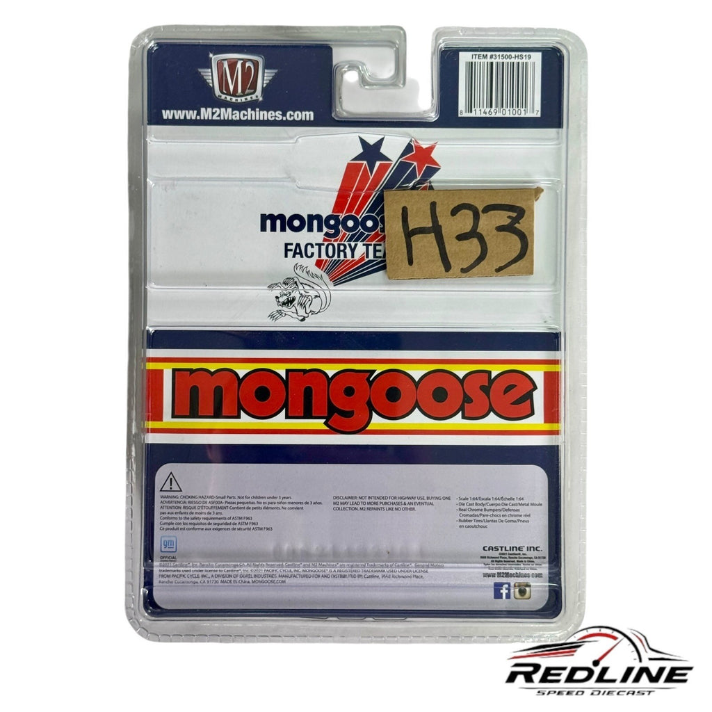 🇺🇸M2 Machines Mongoose Factory Team 1979 Chevrolet Silverado HS19 H33🇺🇸