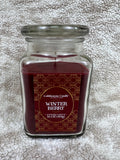 🕯🕯🕯Cobblestone Candle Winter Berry Single Wick 16 Oz 🕯🕯🕯