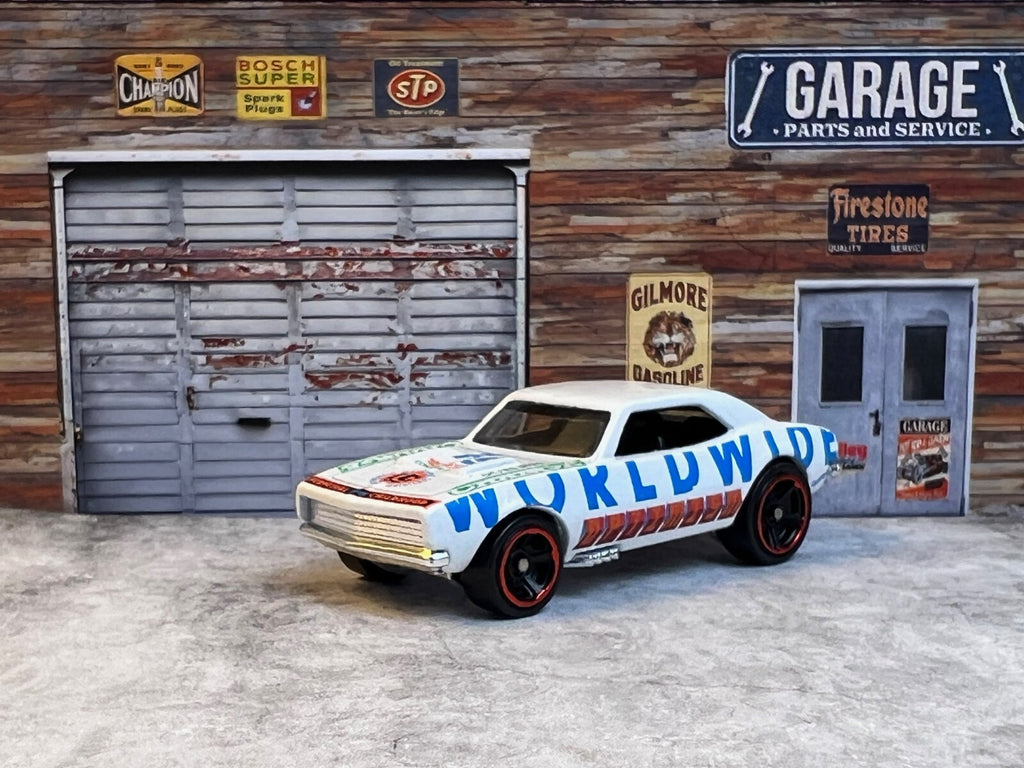 🔥🔥🔥Hotwheels Dream Garage 67 Camaro Worldwide White C7🔥🔥🔥