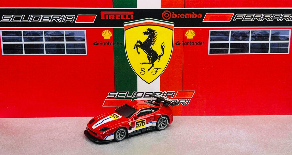 🇮🇹🇮🇹🇮🇹Hot Wheels Ferrari Speed Machines Red 575 GTC C21🇮🇹🇮🇹🇮🇹