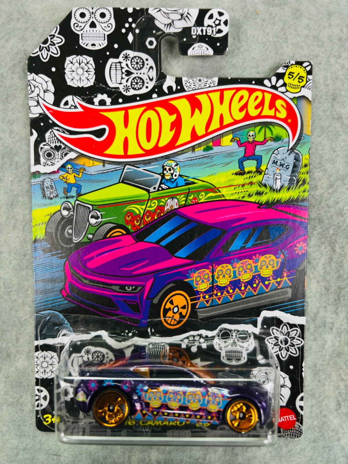 🇲🇽🇲🇽Hot Wheels '16 Camaro SS 2020 Day of the Dead Halloween H27🇲🇽🇲🇽