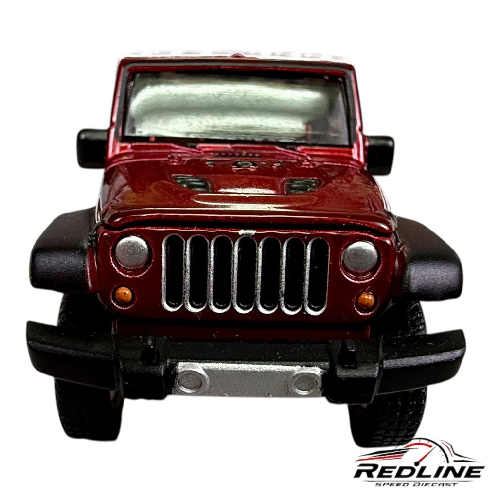 🔥🔥AUTO WORLD CHASE ULTRA RED 2017 JEEP WRANGLER CHIEF EDITION LOOSE C20🔥🔥