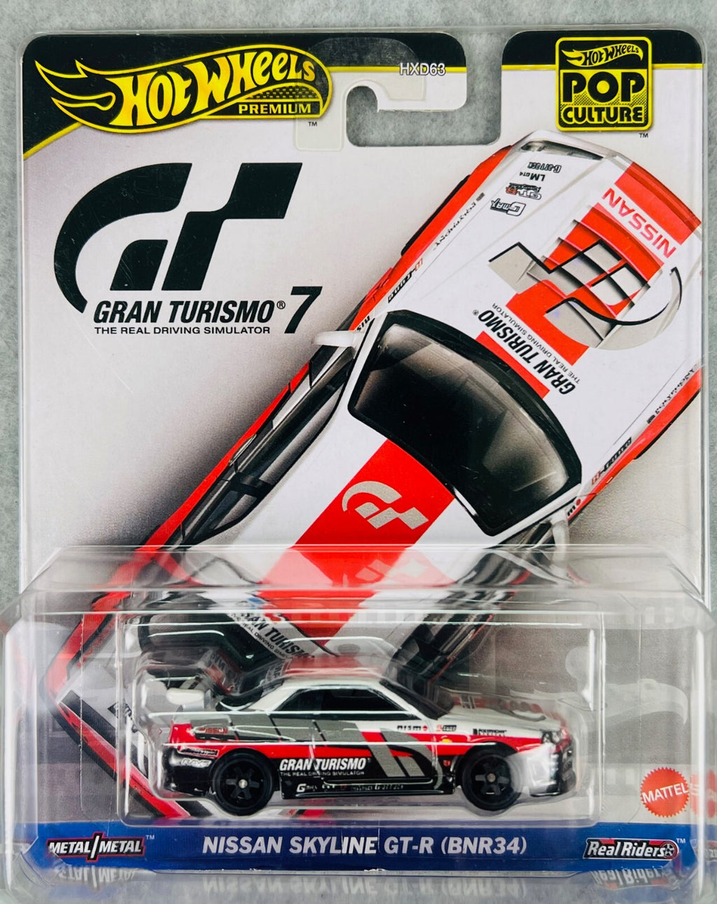 🎌🎌🎌Hot Wheels Pop Culture Gran Turismo 7 NISSAN SKYLINE GT-R BNR34 H17🎌🎌🎌