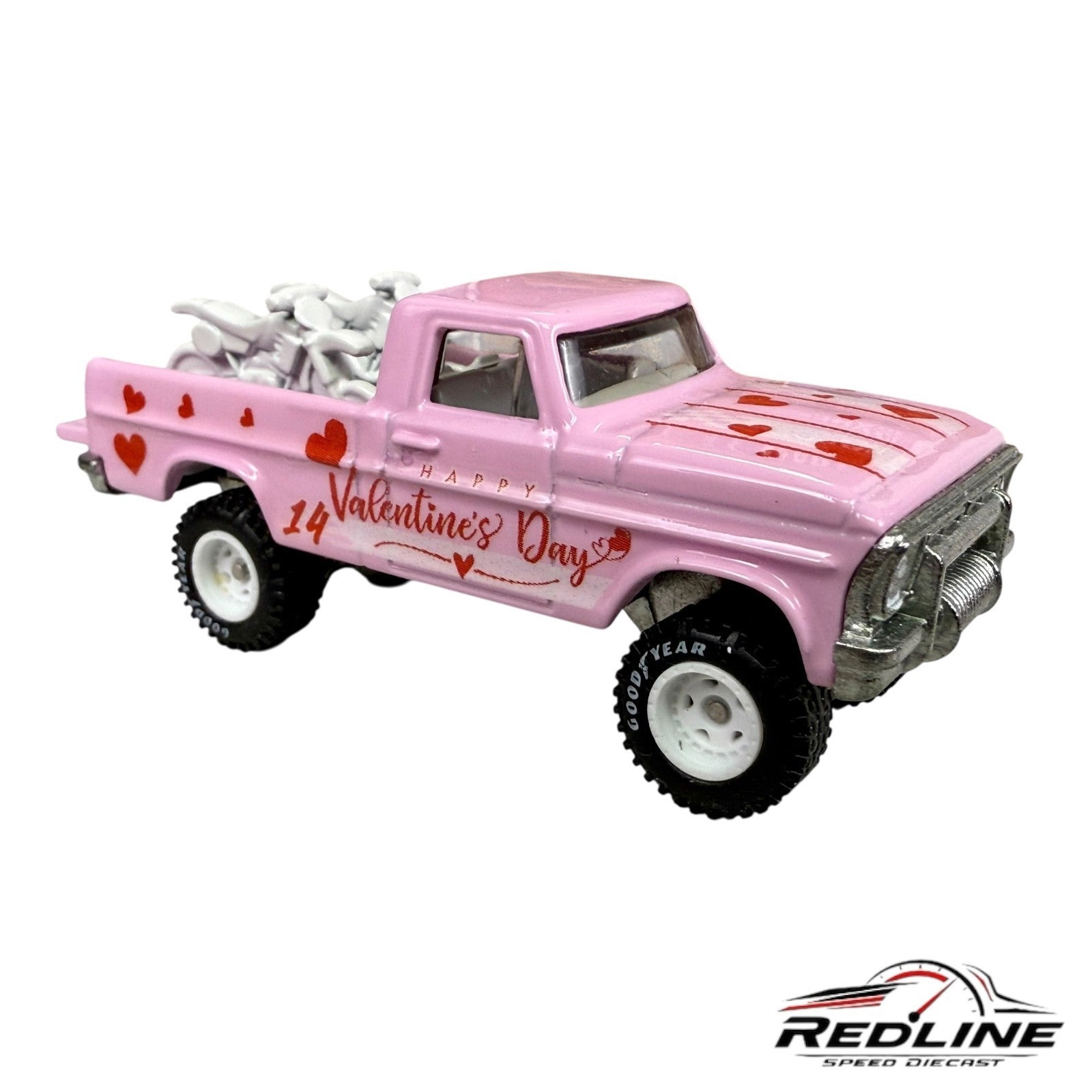 🇺🇸🇺🇸Hot Wheels Texas Drive 'em CUSTOM Valentines Day LOOSE 🇺🇸🇺🇸