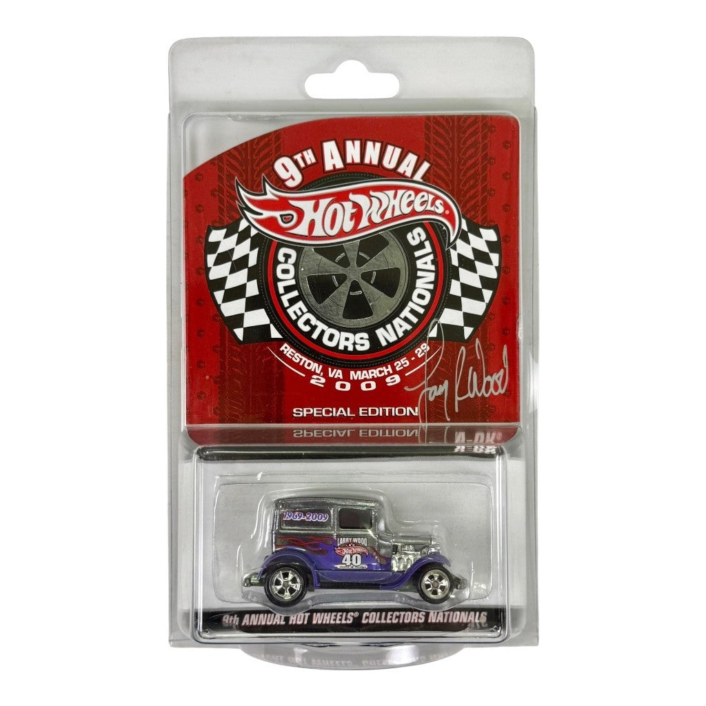 🔥🔥Hot Wheels 9th Annual Collector Nationals  A-Ok SIGNED LARRY WOOD H15🔥🔥