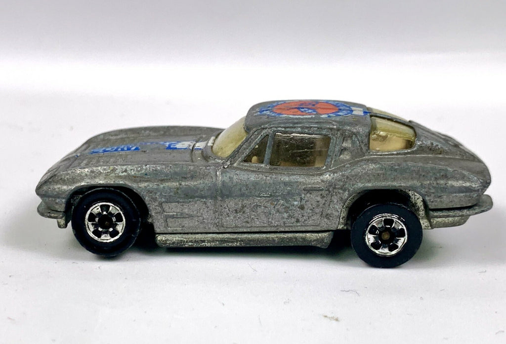 🔥🔥1979 Hot Wheels Car Corvette 63 Split Window Stingray Silver Hong Kong  🔥🔥