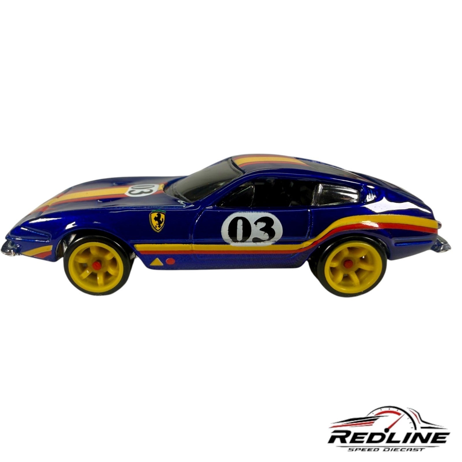 🇮🇹🇮🇹Hot Wheels Ferrari Racer Blue 365 GTB/4 Loose 1:64 C6🇮🇹🇮🇹