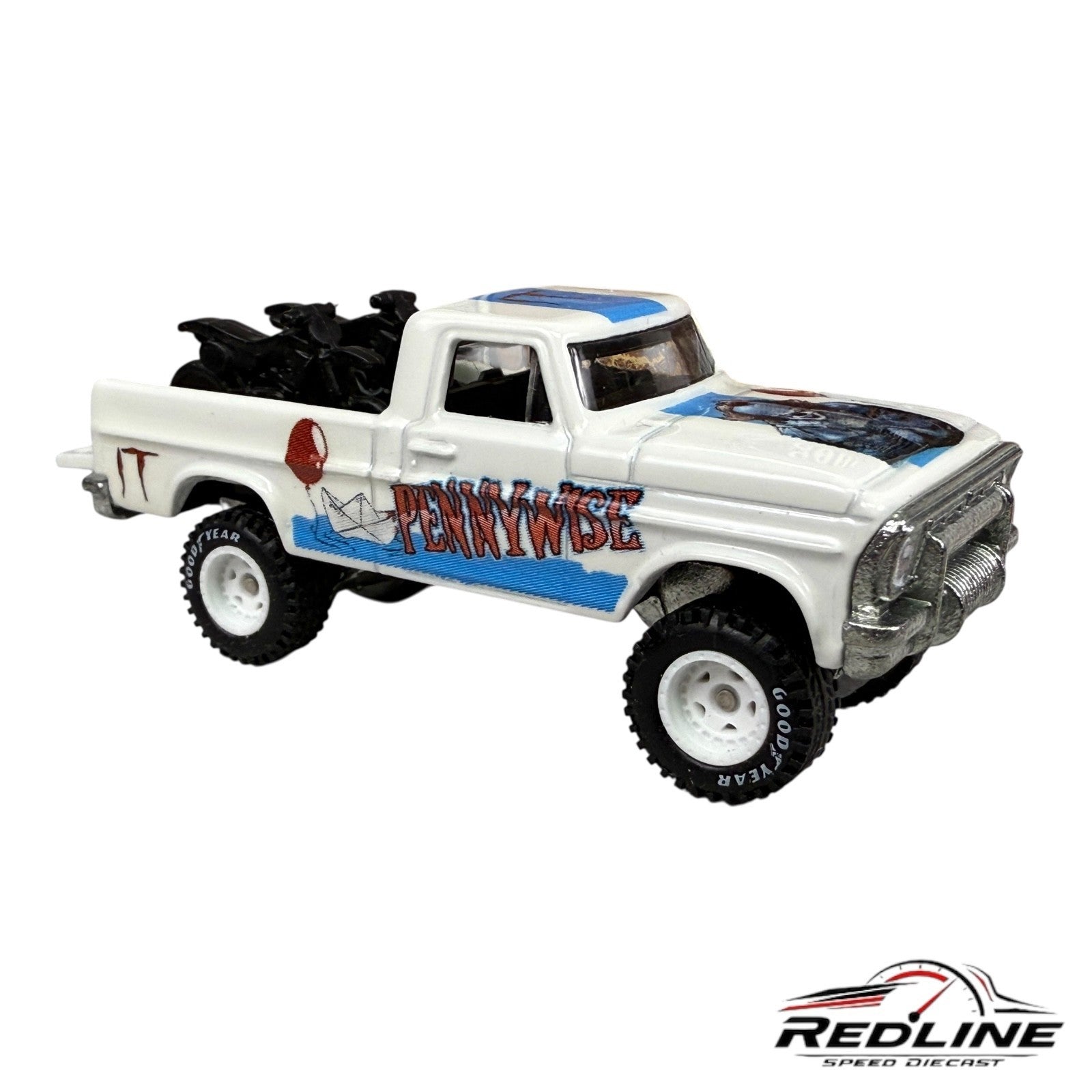 🇺🇸🇺🇸Hot Wheels Texas Drive 'em CUSTOM Pennywise LOOSE 🇺🇸🇺🇸