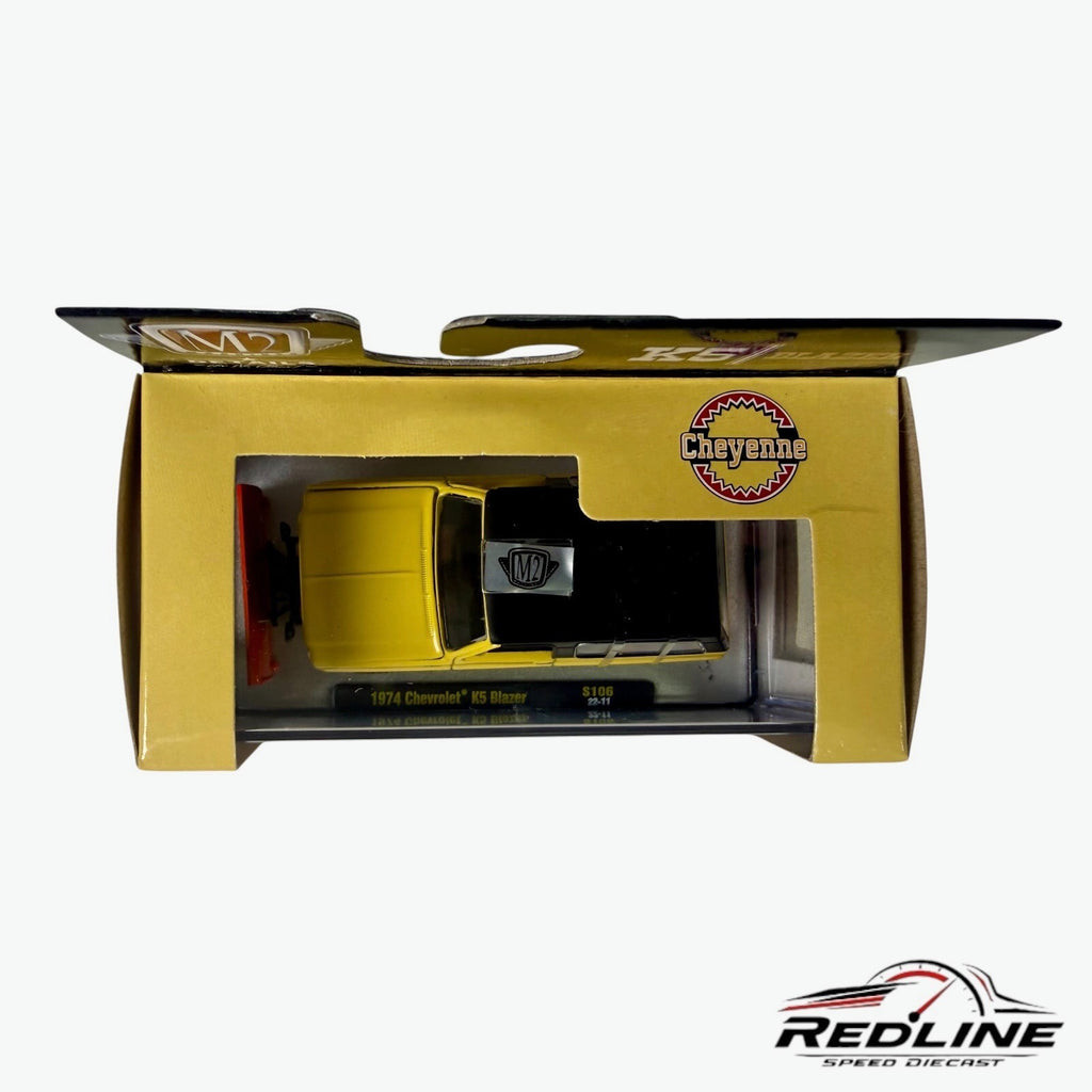 🇺🇸🇺🇸M2 Machines Chevrolet K5 Blazer Diecast Yellow 1:64 H15🇺🇸🇺🇸