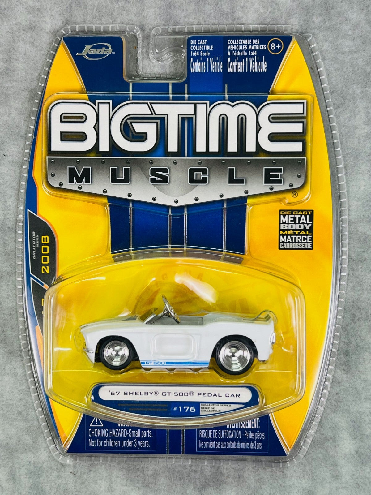 🔥🔥🔥Jada Bigtime Muscle 1967 Ford 67 Mustang Shelby Gt-500 Pedal Car H16🔥🔥🔥