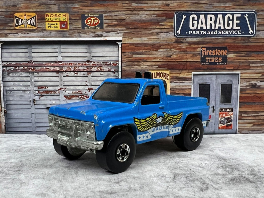 🔥🔥🔥1977 Hot Wheels BYWAYMAN  Chevy C10 Truck Baby Blue ULTRA RARE C13🔥🔥🔥