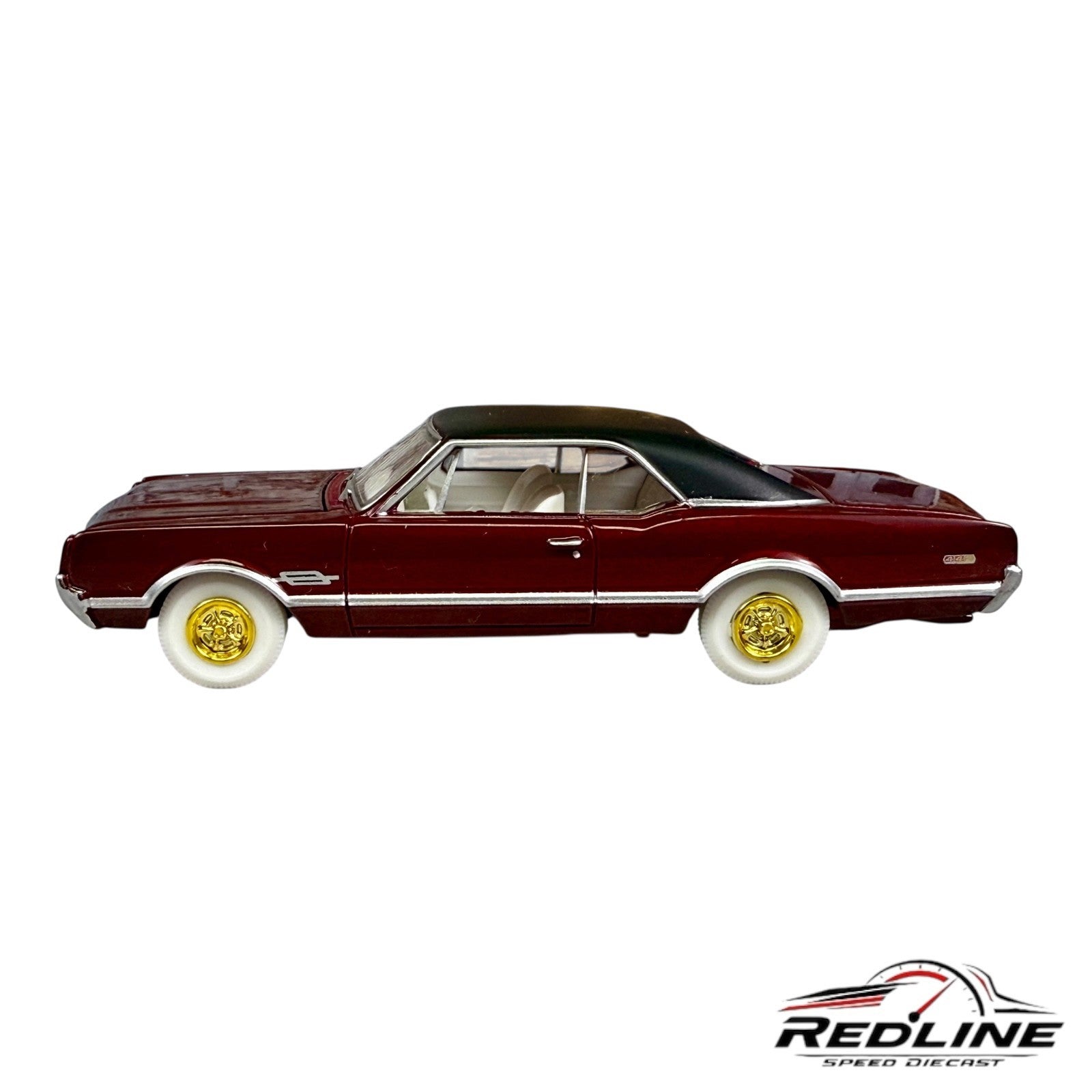 🔥🔥🔥AutoWorld 1966 Oldsmobile 442 Ultra Red Chase Loose C20🔥🔥🔥