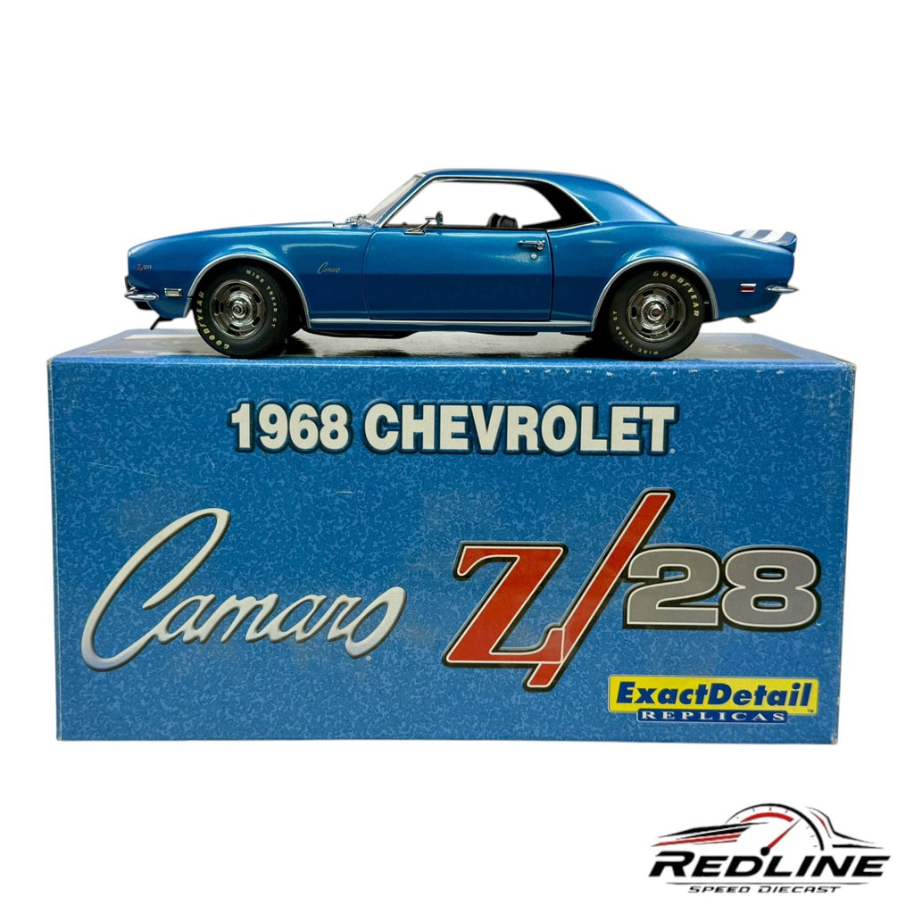 🔥🔥🔥Exact Detail 1968 Chevrolet Camaro Z/28 Blue 1:18 C3🔥🔥🔥