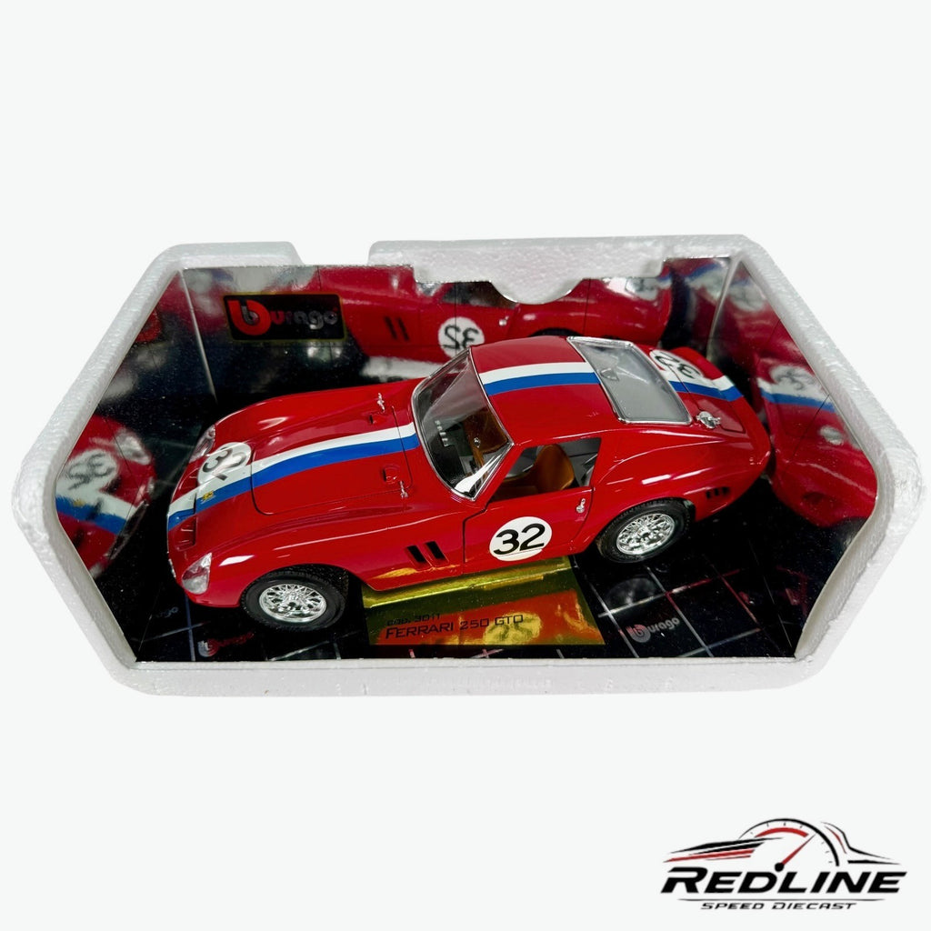 🇮🇹🇮🇹La Mini Miniera Bburago Ferrari 250 GTO Red #32  1:18 C3🇮🇹🇮🇹