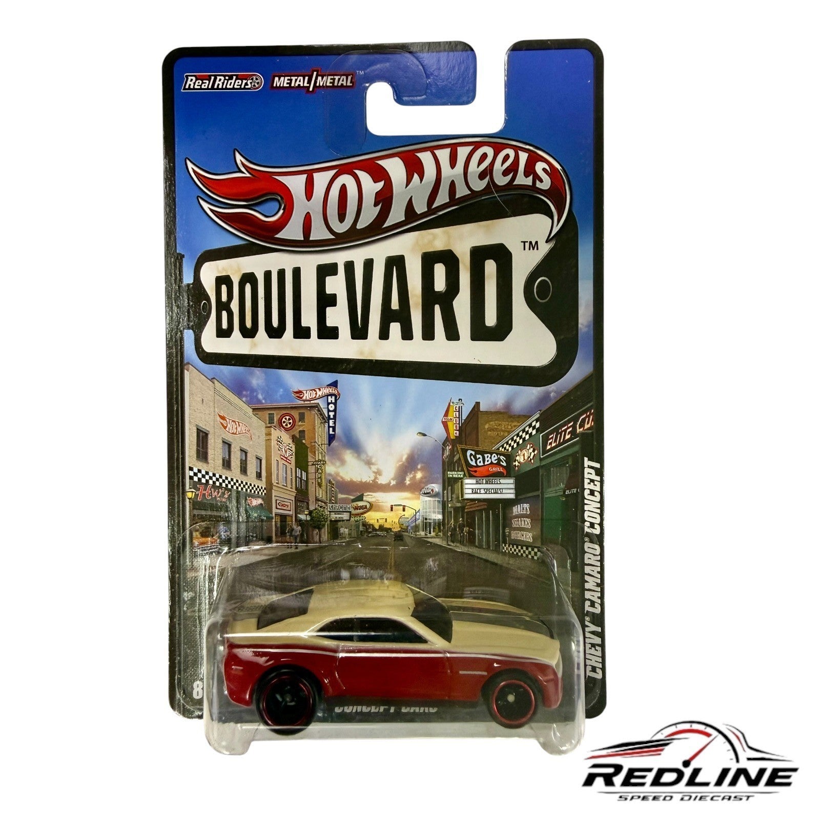 🇺🇸Hot Wheels Boulevard Concept Cars Chevy Camaro Concept H30🇺🇸