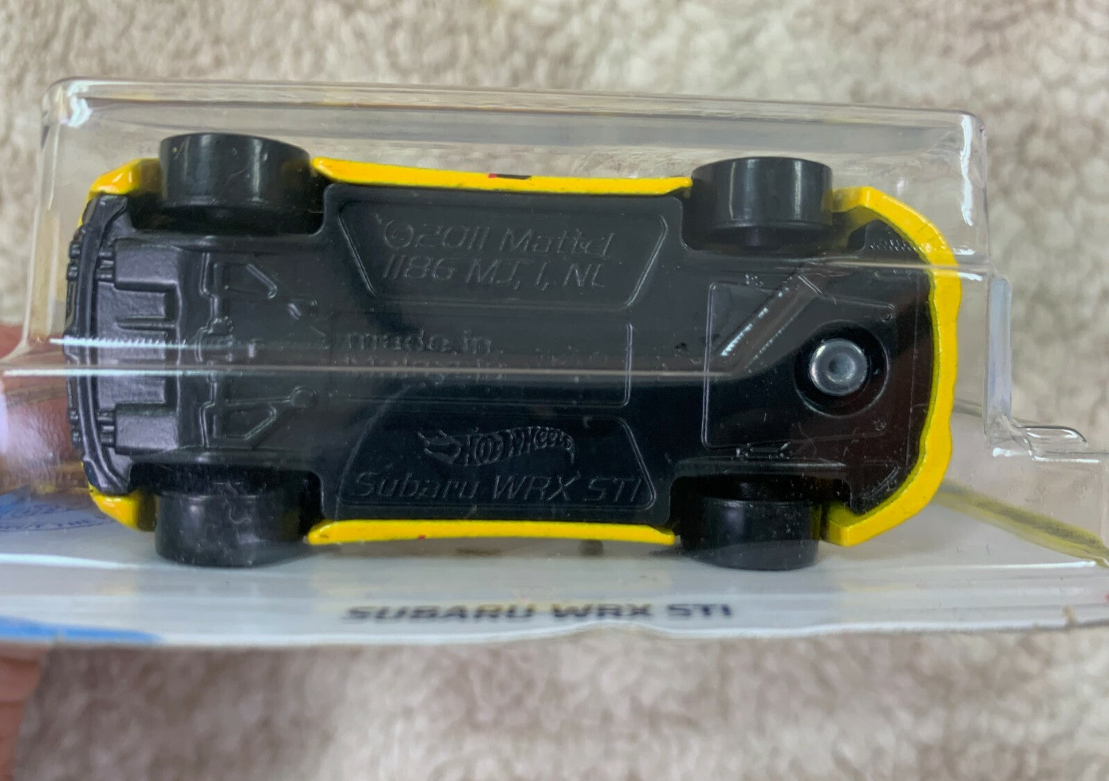 ******Hot Wheels Subaru WRX STI YELLOW 1/64 #68/250 HW Speed Graphics HW05******