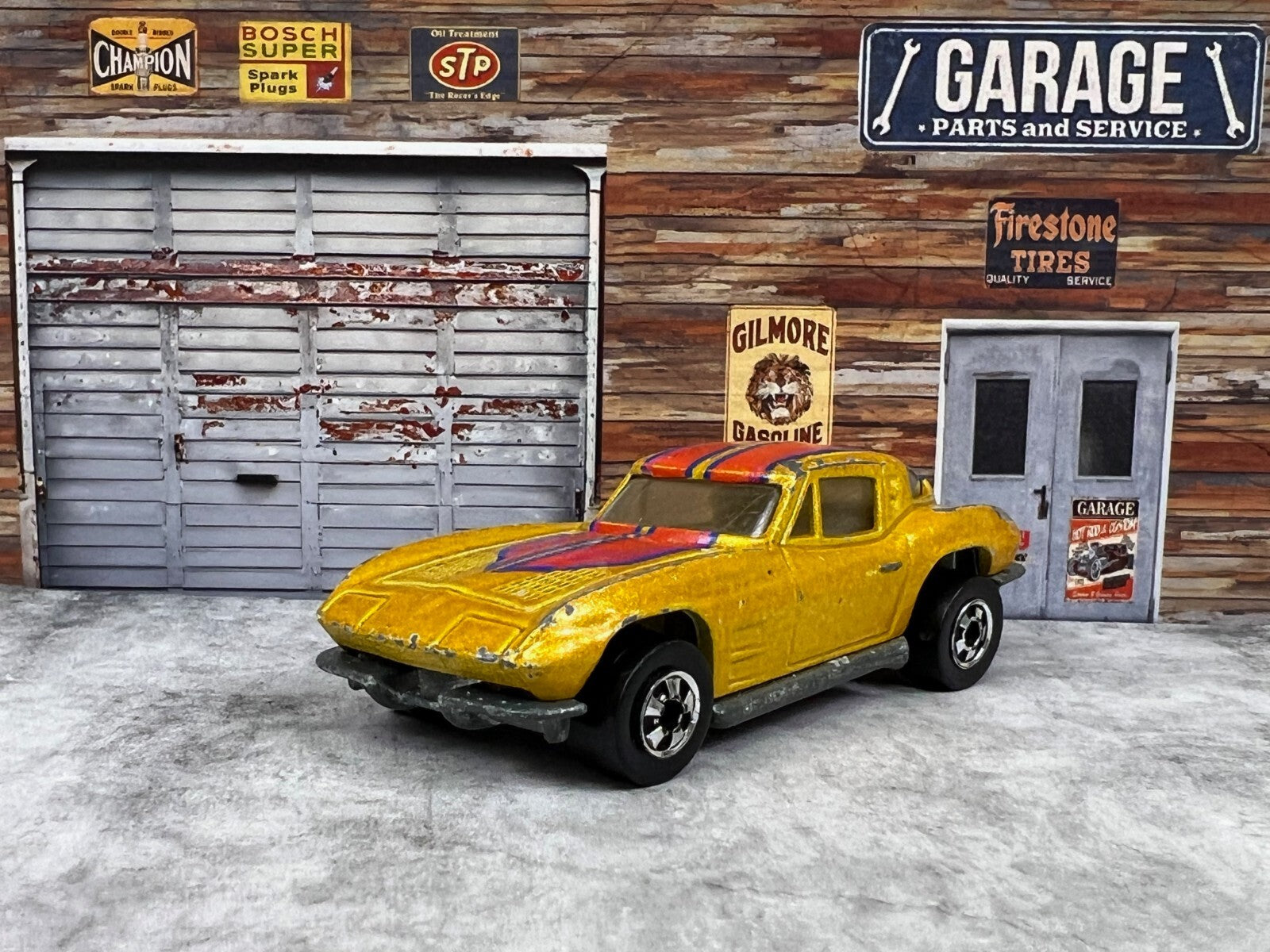 🇺🇸🇺🇸Hot Wheels Corvette Blackwall VG Condition Loose 1979 Hong Kong C9🇺🇸
