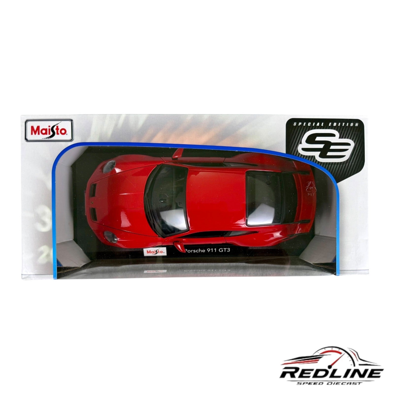 🇩🇪🇩🇪🇩🇪Maisto Special Edition Porsche 911 GT3 Red 1:18🇩🇪🇩🇪🇩🇪