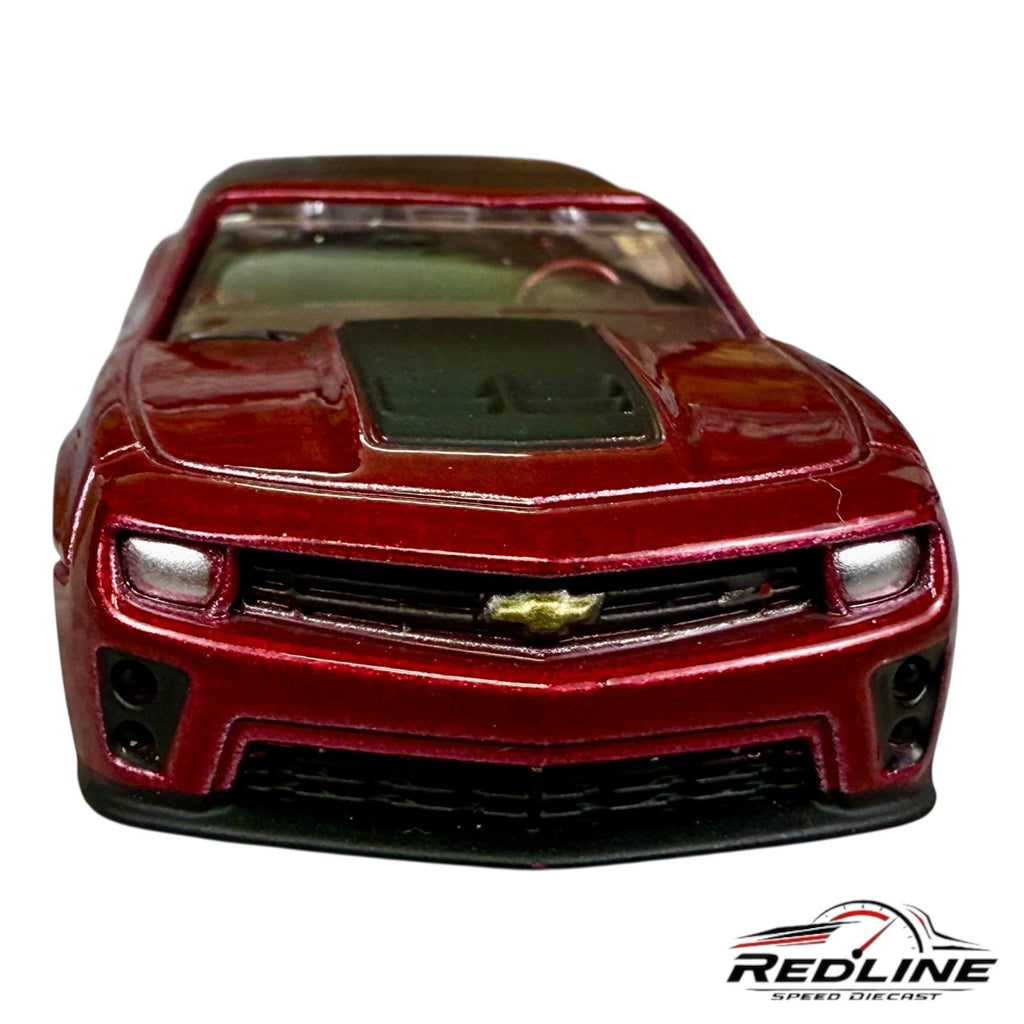 🇺🇸Auto World  Chevy Camaro ZL1 Ultra Red Chase Modern Muscle LOOSE C15🇺🇸