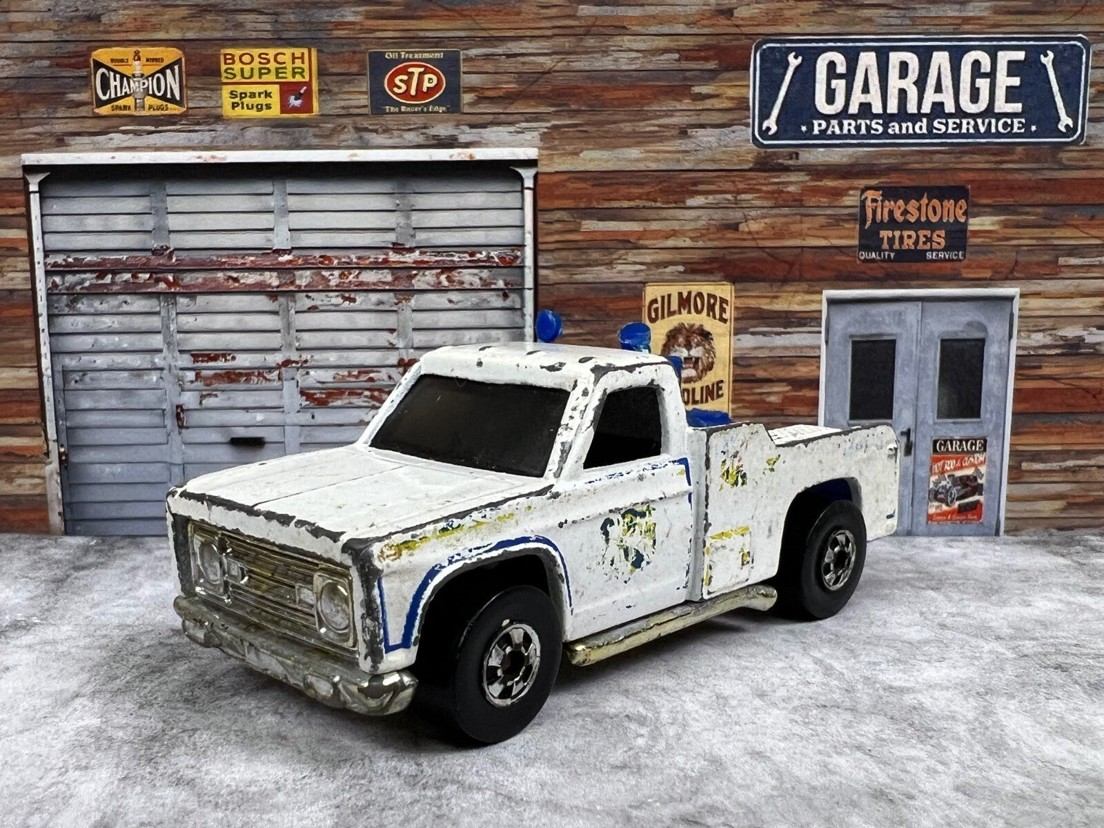 🔥🔥1974 Hot Wheels Redline Ramblin' Wrecker Larry’s 24 Hr Towing Tow Truck C1🔥