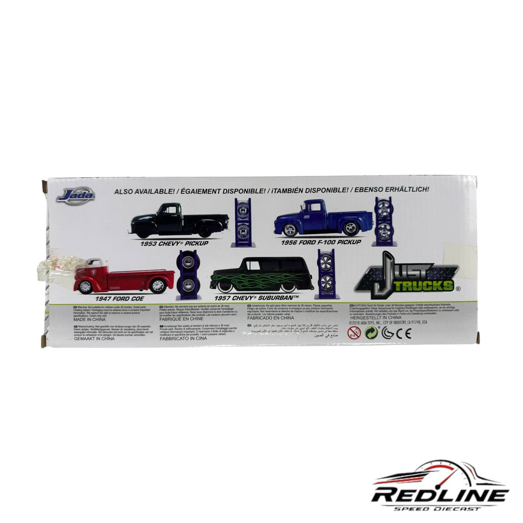 🇺🇸Jada Just Trucks 1953 Chevy Pickup Dark Green w/Black 1:24🇺🇸