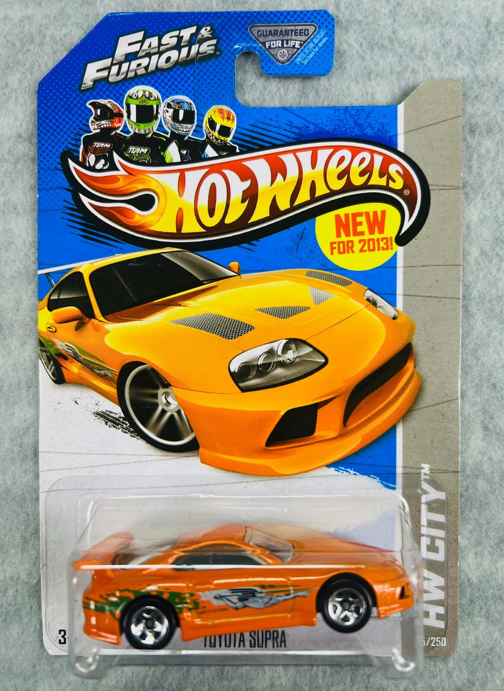 🔥Hot Wheel TOYOTA SUPRA HW City Fast & Furious Orange Street Power #5/250 H14🔥