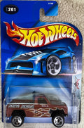 🇺🇸🇺🇸2003 Hot Wheels #201 Final Run 7/12 BYWAYMAN Flat Brown HW18🇺🇸🇺🇸