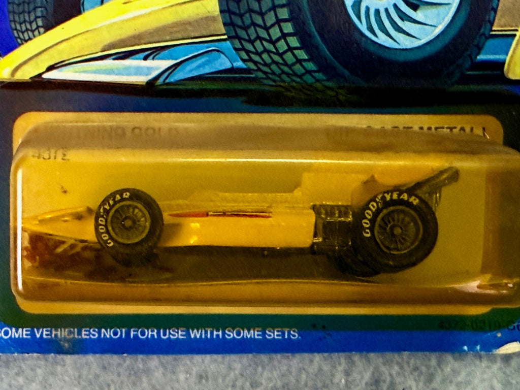 🔥🔥🔥1983 Hot Wheels Real Riders Lightning Gold #4372 H22🔥🔥🔥