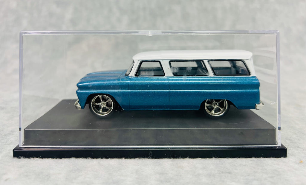 🇺🇸🇺🇸Greenlight 1966 Chevy Suburban Blue 1/43rd Scale 🇺🇸🇺🇸