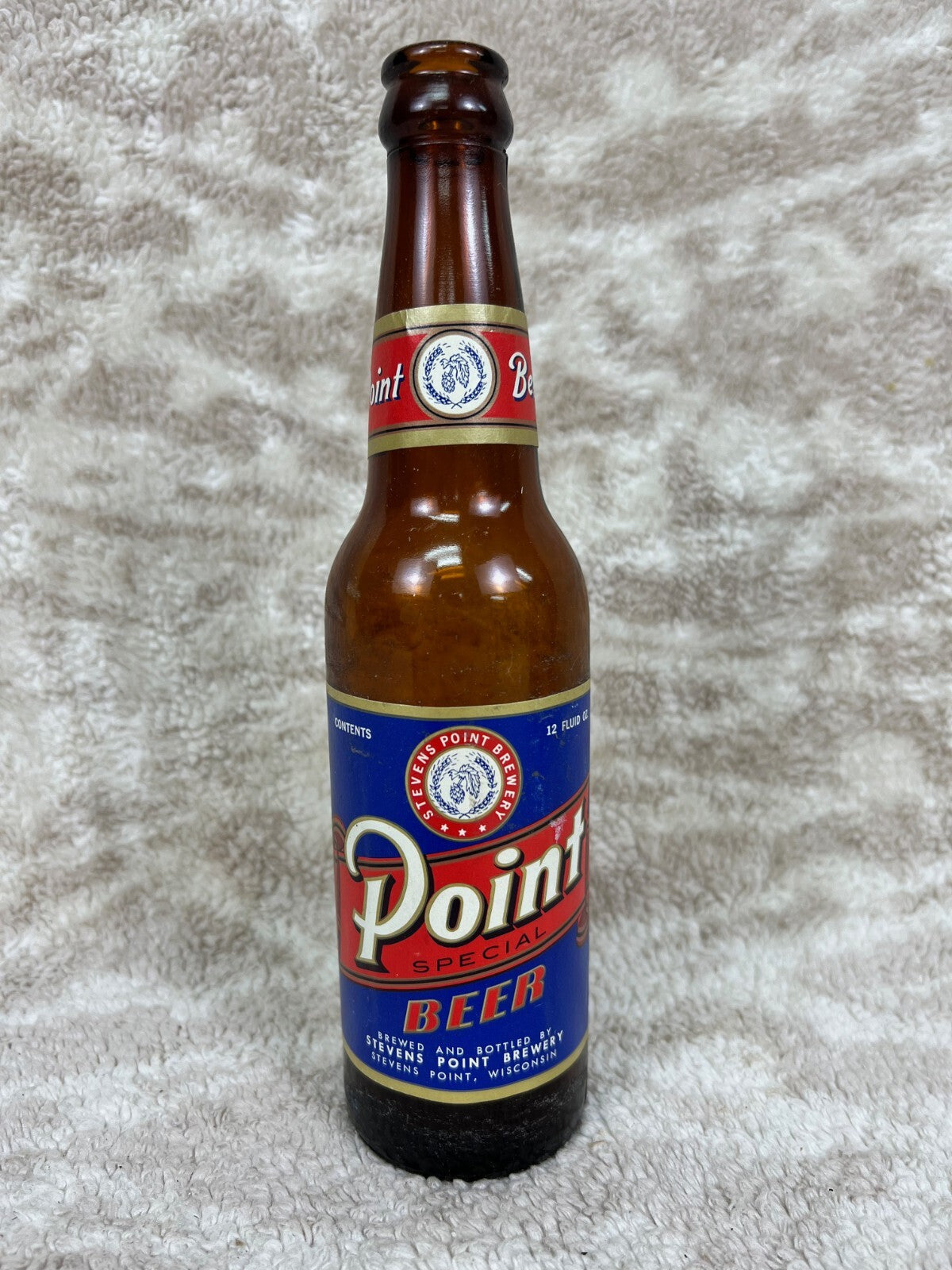 🍺🍺🍺🍺🍺Vintage 12 oz Point Beer Bottle EMPTY Brown🍺🍺🍺🍺🍺