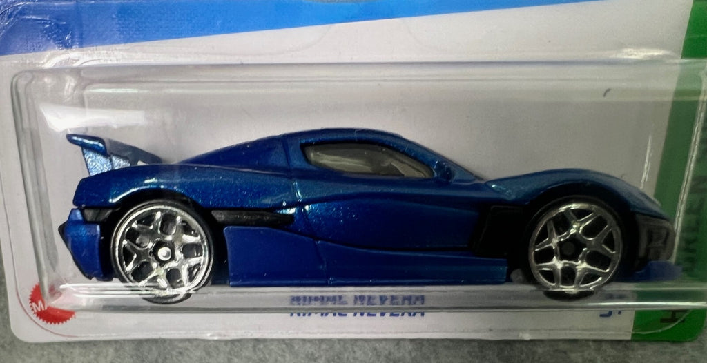 🔥🔥🔥Hot Wheels HW Green Speed  Rimac Nevera Blue H24🔥🔥🔥
