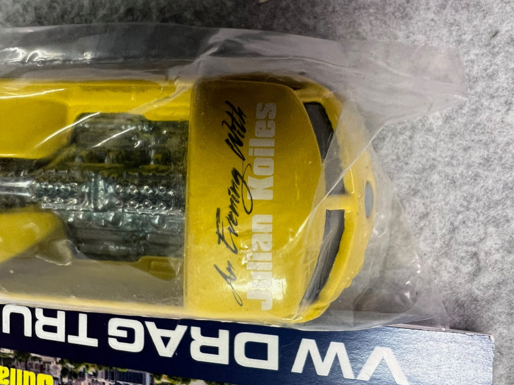 🇩🇪🇩🇪Hot Wheels 22nd Annual Collectors Nationals VW Drag Truck Yellow🇩🇪🇩🇪