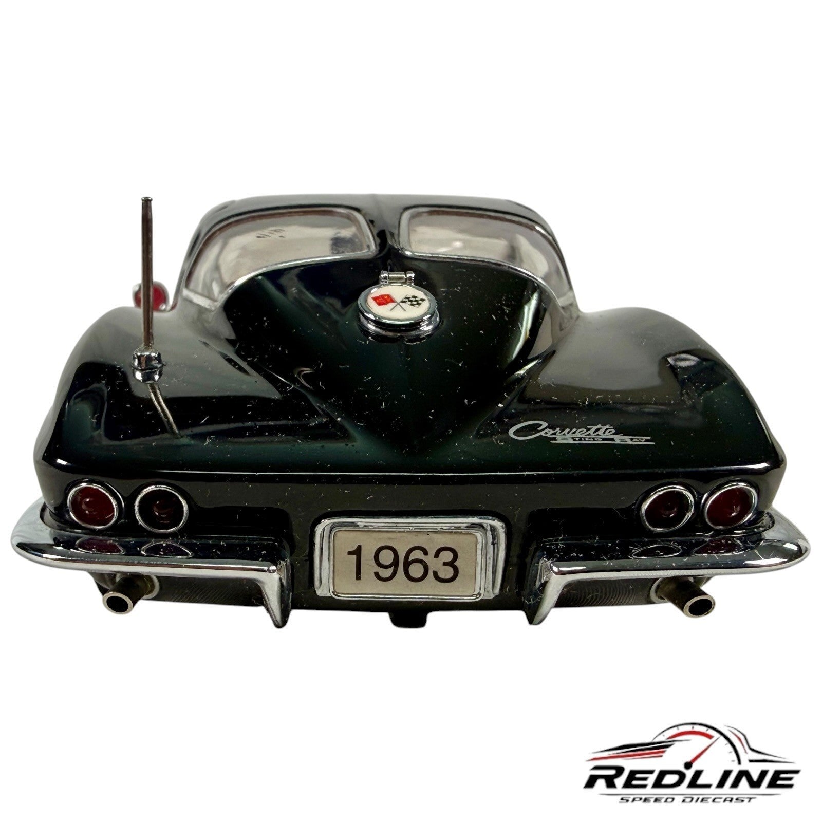 🦅🦅Danbury Mint 1963 Chevrolet Corvette Sting Ray Coupe Black 1/24 C2🦅🦅