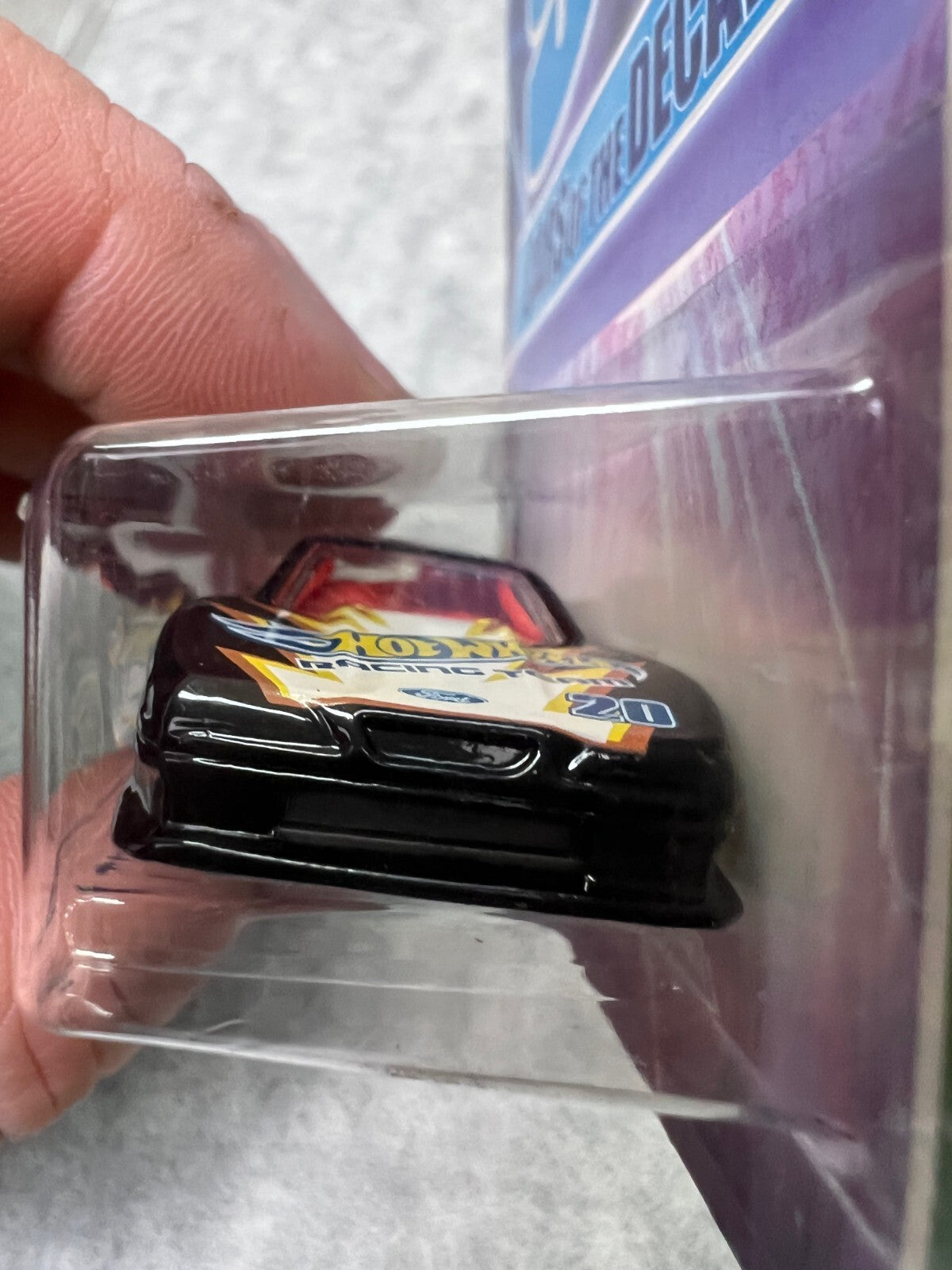 🇺🇸🇺🇸Hot Wheels Cars of the Decades-The 90s Mustang Cobra Black H23🇺🇸🇺🇸