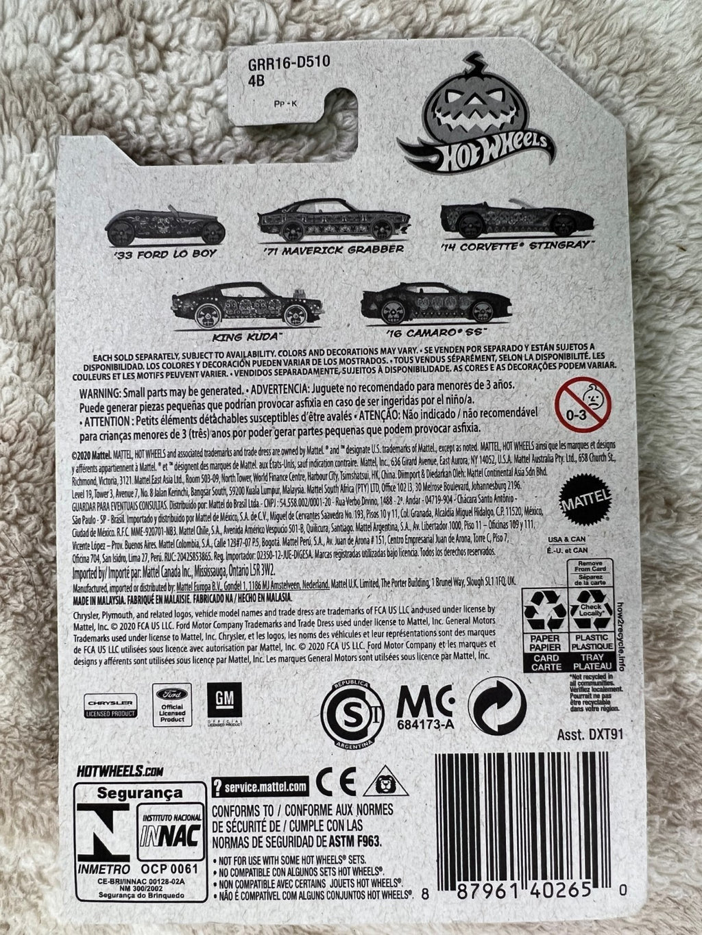 🔥🔥🔥🔥Hot Wheels Day of the Dead '14 Corvette Stingray HW19🔥🔥🔥🔥