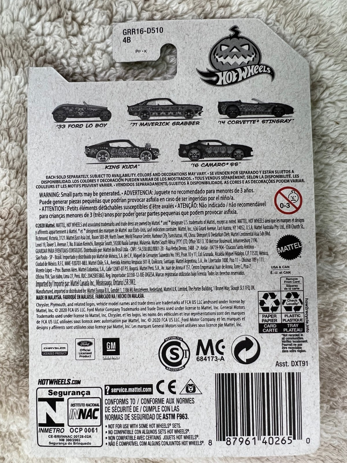 🔥🔥🔥🔥Hot Wheels Day of the Dead '14 Corvette Stingray HW19🔥🔥🔥🔥