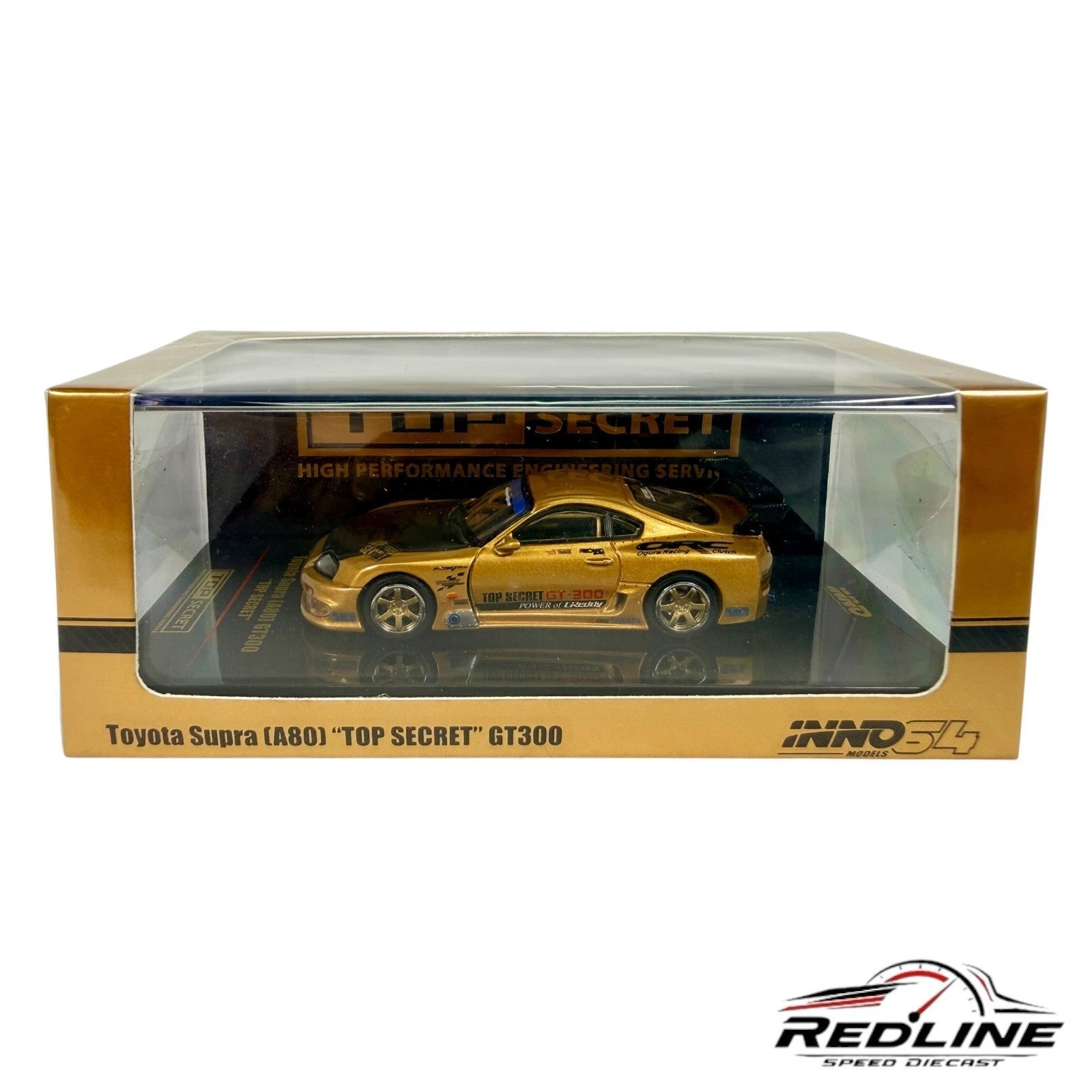 🎌INNO64 Toyota Supra A80 GT300 Top Secret Gold IN64-A80TS-GOLD H36🎌