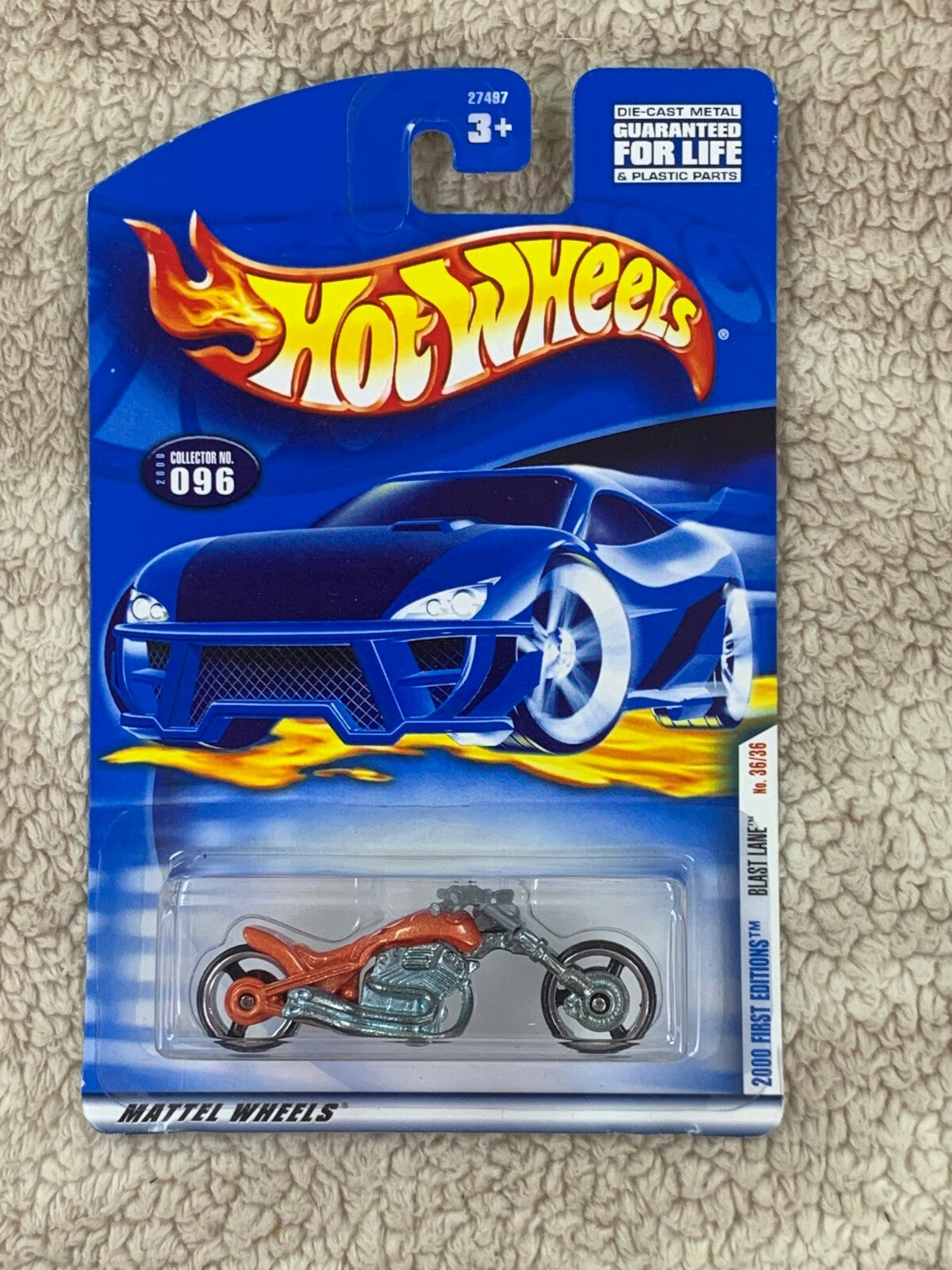 *********HOT WHEELS 1:64 2000 FIRST EDITIONS BLAST LANE ORANGE #36  HW05********