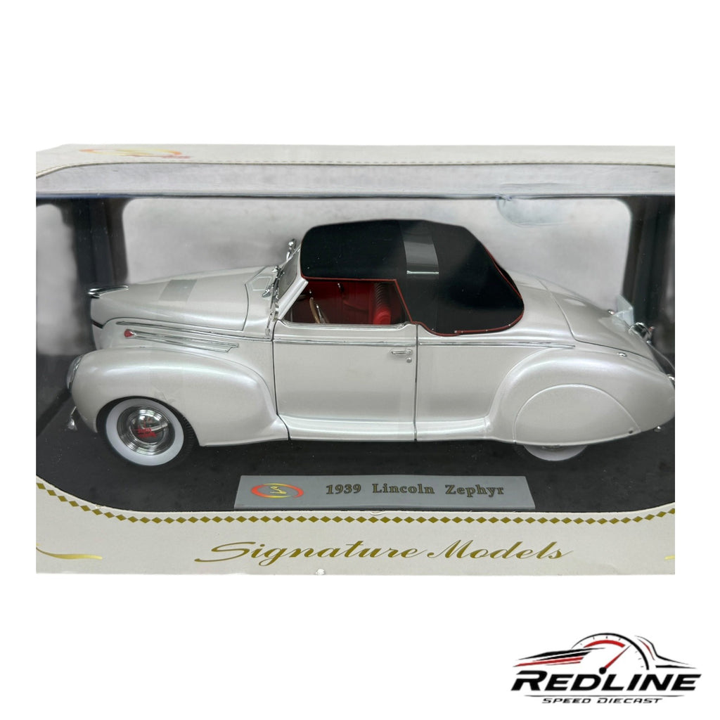 🇺🇸Signature Models 1939 Lincoln Zephyr BLACK 1:18 B3🇺🇸