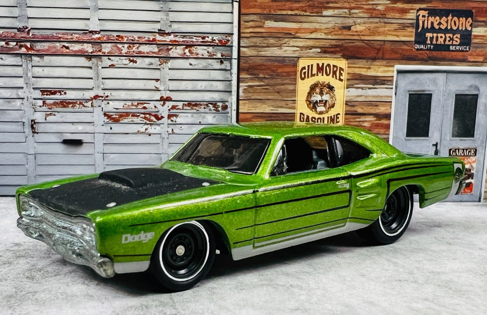 🇺🇸HOT WHEELS GARAGE  '69 DODGE CORONET SUPER BEE REAL RIDERS C23🇺🇸