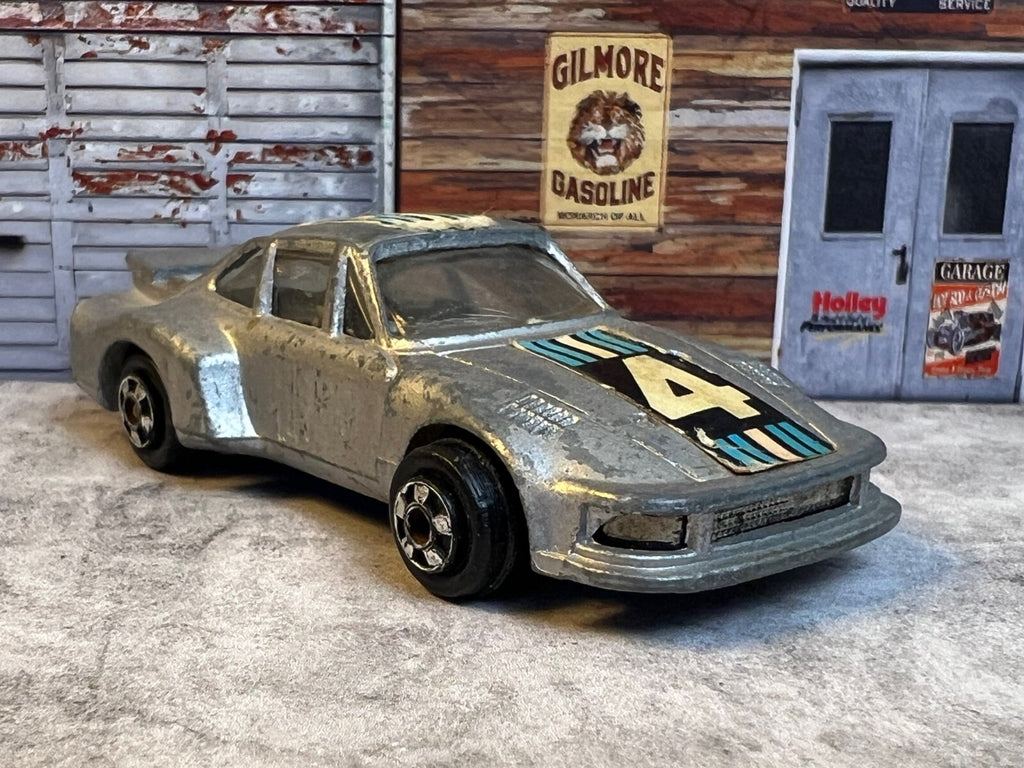 🇩🇪🇩🇪Vintage 1980s Zylmex Zee Toys D55 Porsche 935 Turbo Silver C7🇩🇪🇩🇪