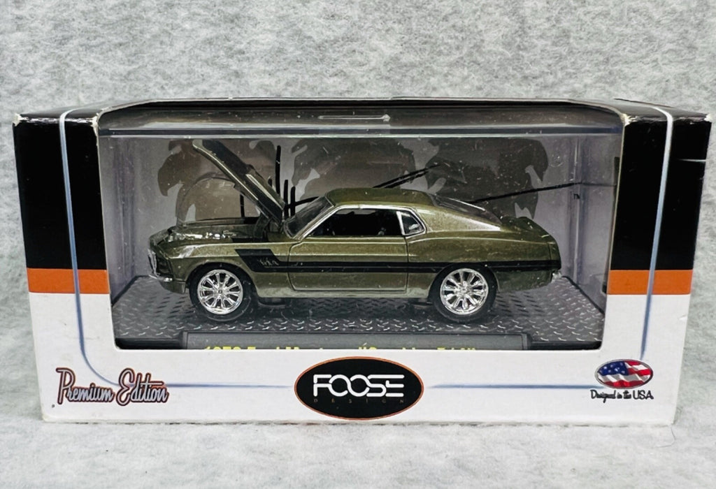 🐎🐎🐎M2 Machines 1970 Ford Mustang Foose Gambler 514 Die Cast Car H26🐎🐎🐎