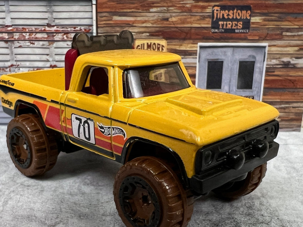 🇺🇸🇺🇸Hot Wheels '70 Dodge Power Wagon Yellow Baja Blazers C16🇺🇸🇺🇸