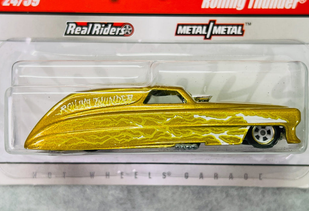 🇺🇸🇺🇸🇺🇸Hot Wheels Wayne's Garage Rolling Thunder Gold H28🇺🇸🇺🇸🇺🇸