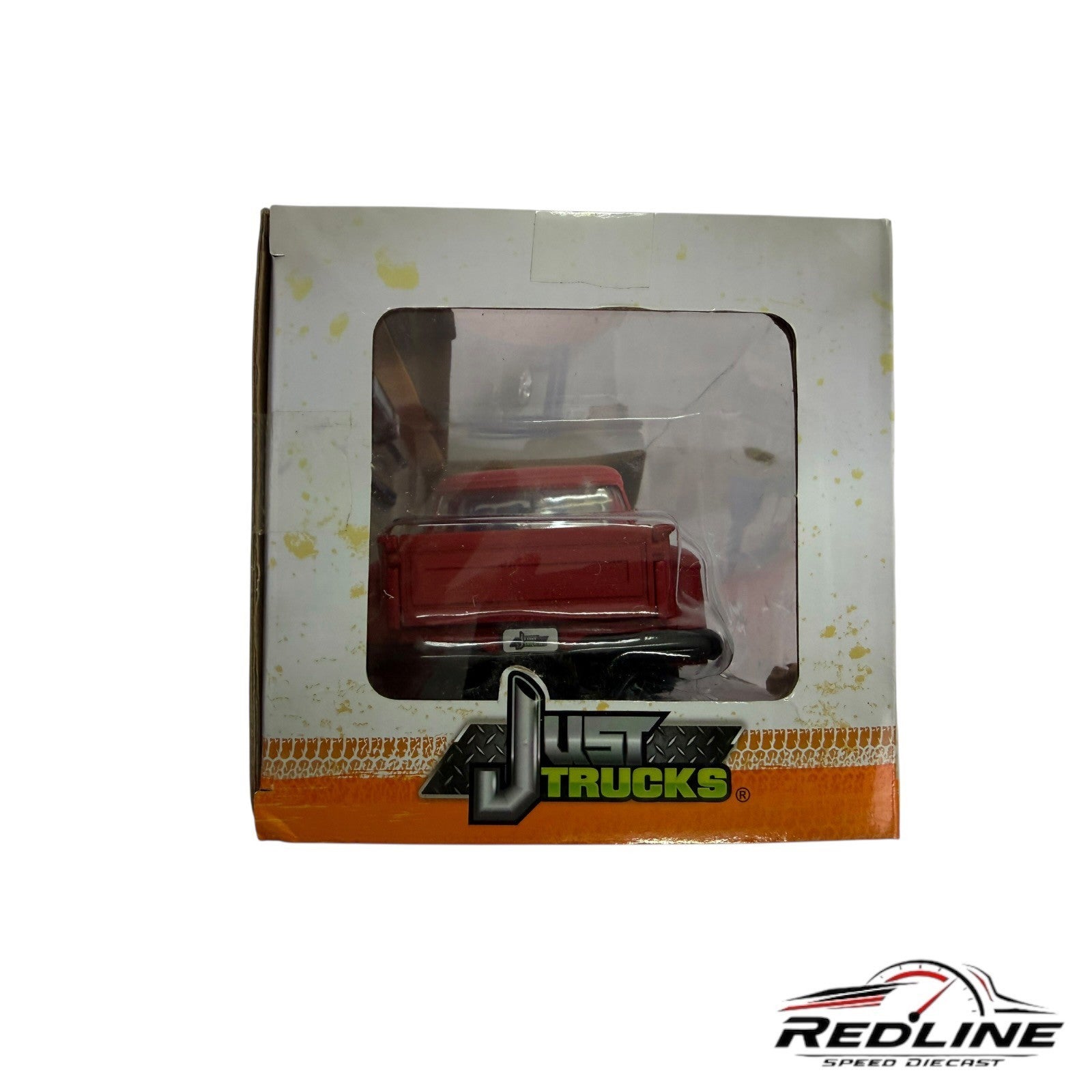 🦅🦅Jada Toy Just Trucks Red 1955 Chevrolet Stepside Model 1:24D1🦅🦅