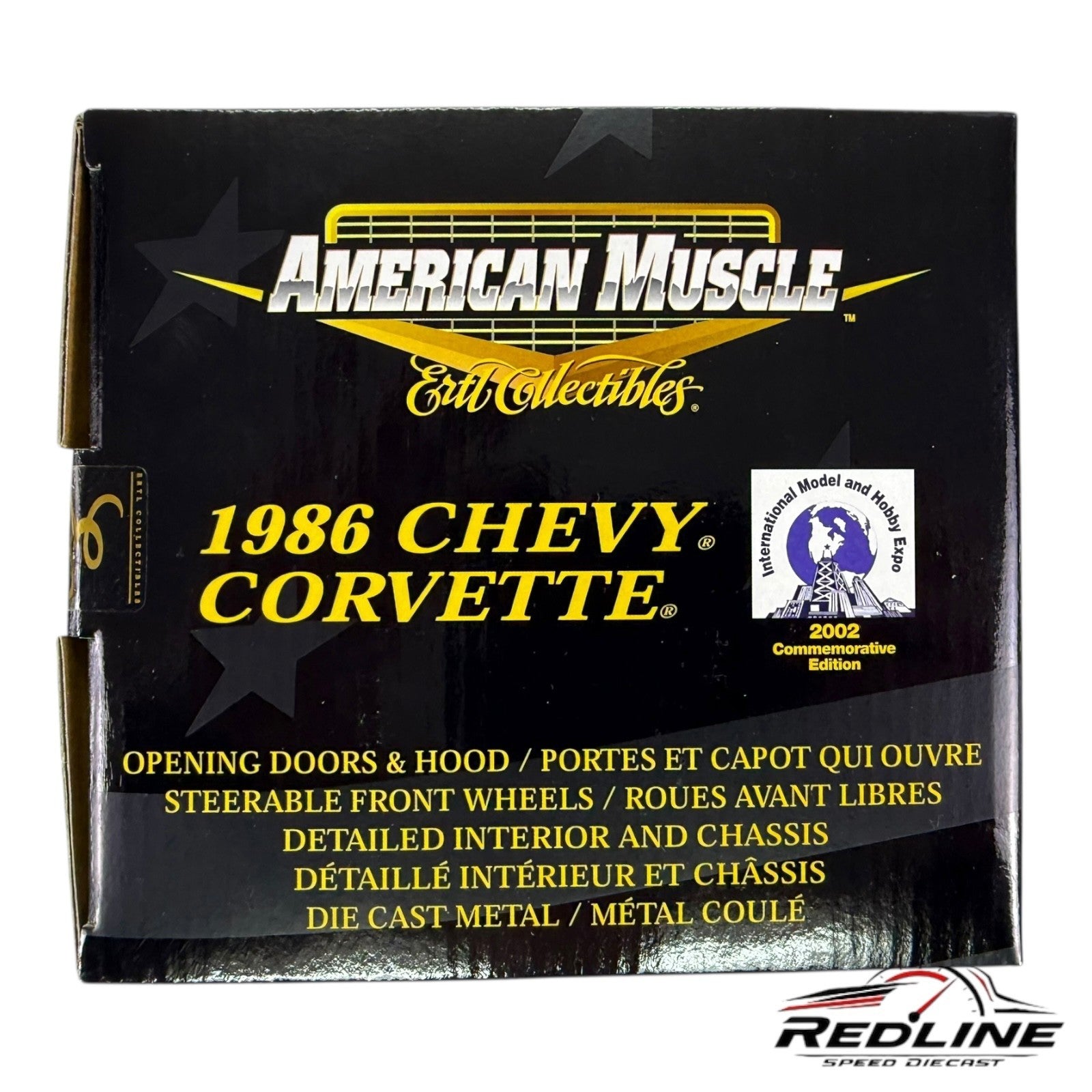 🇺🇸🇺🇸ERTL  American Muscle 1986 Chevy Corvette Indy Pace Car 1:18 LN🇺🇸🇺🇸